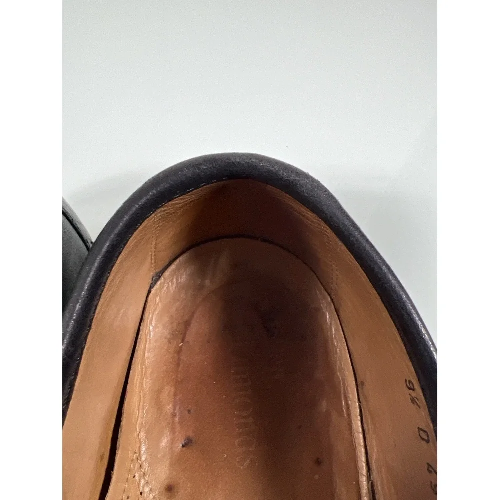 Allen Edmonds Men's 9.5D Black Leather Tassel Loafers Made USA Dress‎ Shoes